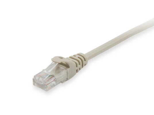 EQUIP Patchkabel Cat6A  U/UTP 2xRJ45  5.00m beige       LSZH