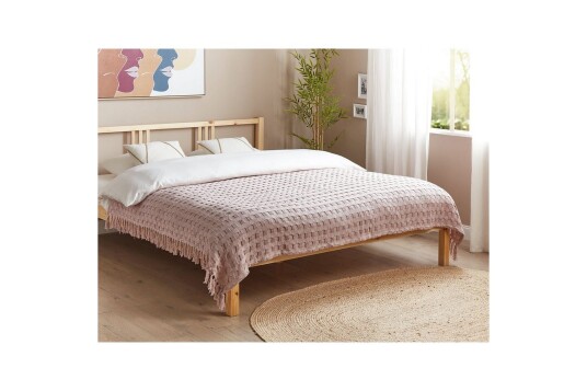 Sengeteppe Bere Rosa 150x200 cm
