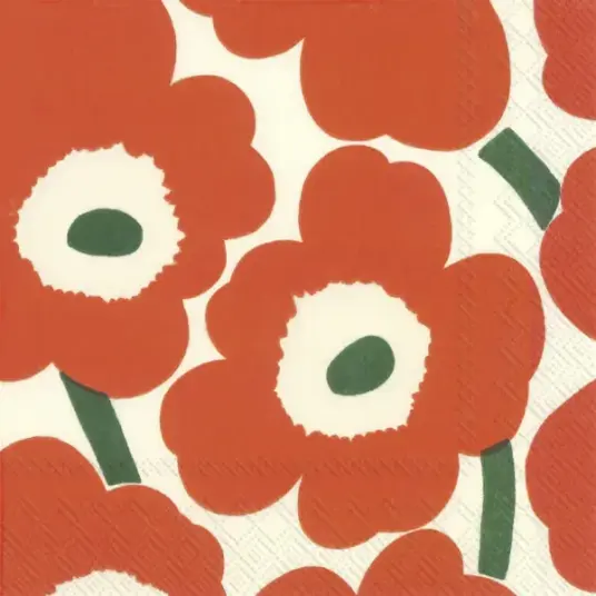 Vinding Marimekko Unikko Orange Green Lunch Vinding Marimekko Unikko Orange Green Lunch