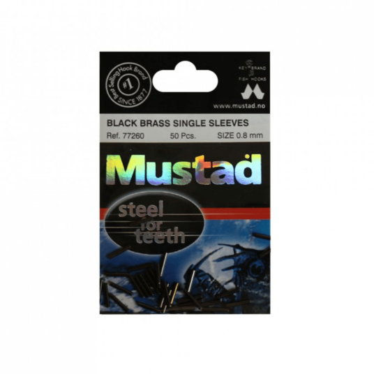 Black Brass Single Sleeves 2,4 mm 30 stk Black Brass Single Sleeves 2,4 mm 30 stk