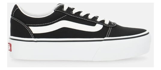 Vans Wm Ward Platform (Canvas) Black/White 37 (Us 7) Sneakers