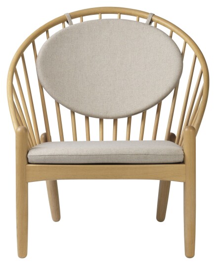 FDB Møbler J166 Jørna Lenestol - Eik/Beige Unoliving