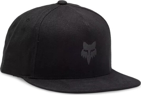 Fox Fox Head Snapback Hat Black/charcoal OneSize Fox Fox Head Snapback Hat Black/charcoal OneSize