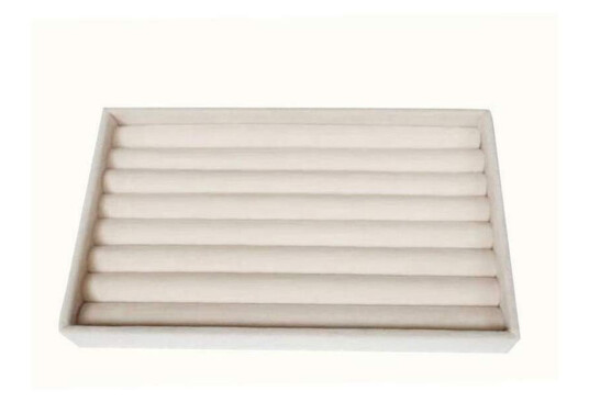Smykkeoppbevaring for ringer - Beige