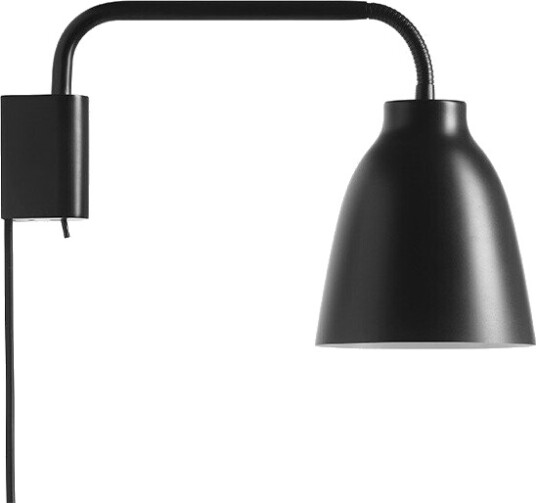 Fritz Hansen Caravaggio Read Vegglampe Sort