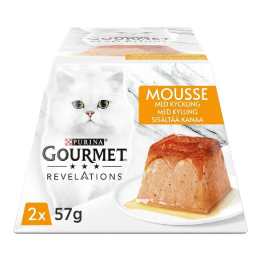 Gourmet Våtfôr Kylling 2x57g til Katt