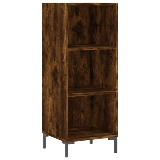 vidaXL Highboard røkt eik 34,5x34x180 cm konstruert tre 8720845497484 vidaXL Highboard røkt eik 34,5x34x180 cm konstruert tre 8720845497484