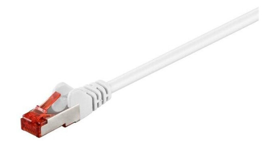 Pro LAN CAT 6 S/FTP Nettverkskabel 0.5m Hvit