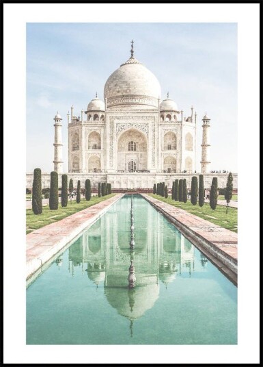 Taj Mahal India Agra Plakat Plakat / 70x100cm