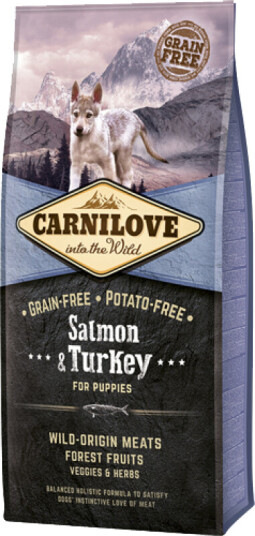 Carnilove Valp Tørrfôr med Laks og Kalkun 1,5 kg