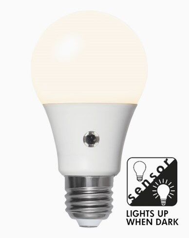 Star Trading LED-pære E27 A60 Sensor opaque