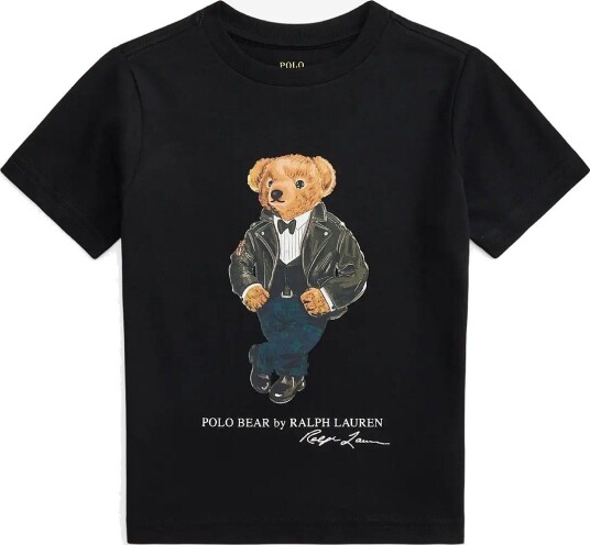 Ralph Lauren Kids Polo Bear Cotton Jersey Tee POLO BLACK 7