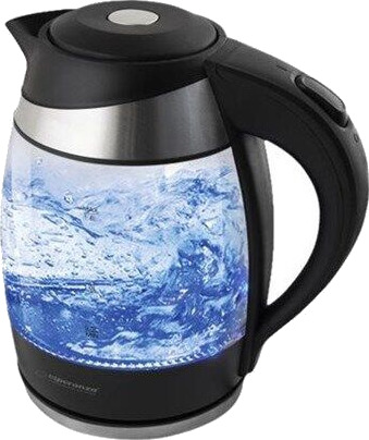 Esperanza Gullfoss Vannkoker 2200 W 1.8 L med Tørrkokingsbeskyttelse - Sort