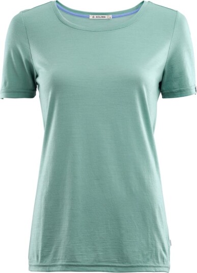 Aclima Women's LightWool T-shirt L , Oil Blue