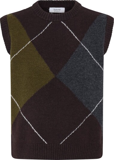 b.young Byosmilla Slipover JAVA MEL. ARGYLE XXL b.young Byosmilla Slipover JAVA MEL. ARGYLE XXL