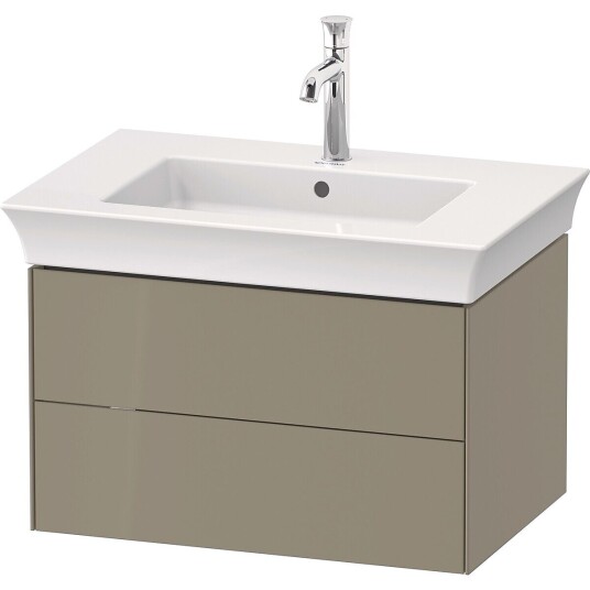 Duravit White Tulip Servantskap 2 skuf. 68,4x45,8x41 cm Stengrå Høyglans