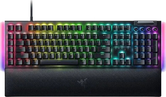 Razer BlackWidow V4 Green Gamingtastatur Fransk Svart RZ03 04690500 R3F1 Razer BlackWidow V4 Green Gamingtastatur Fransk Svart RZ03 04690500 R3F1