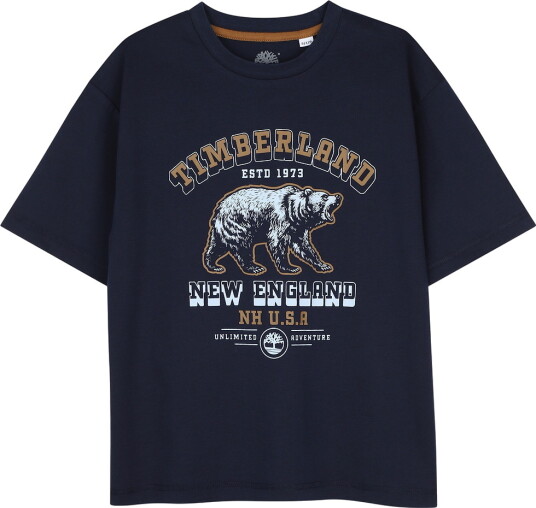Timberland T skjorte Navy Timberland 5 år (110) T skjorte Brun Marineblå