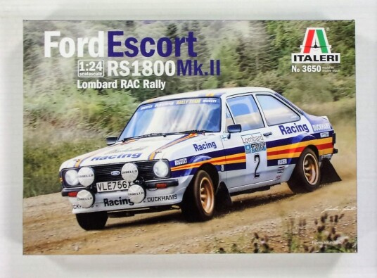 Italeri 1:24 Ford Escort RS1800 MK. II Modellbil for Lombard RAC Rally Italeri 1:24 Ford Escort RS1800 MK. II Modellbil for Lombard RAC Rally