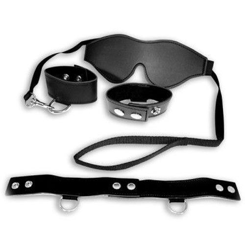 Sex And Mischief: Black Bondage Kit Sex And Mischief: Black Bondage Kit