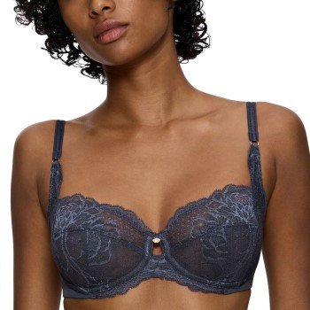 Wild Peony Florale W BH Mørkgrå B 80 Dame