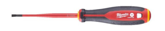 Milwaukee Tri-Lobe VDE Skrutrekker 3-sidet anti-rull håndtak SL 0,8 x 4 x 100 mm, Håndverktøy