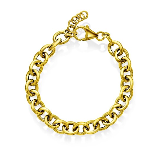 Pan Jewelry Rund anker armbånd i 925 sølv 20 cm Pan Jewelry Rund anker armbånd i 925 sølv 20 cm