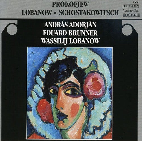Andr S Adorj N Andras Adorjan Eduard Brunner Robert Levin Vassily Lobanov  Sonata For Clarinet & Piano  CD