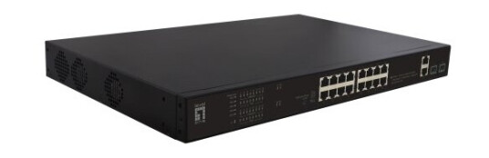 Levelone Fgp-2031, Uhåndtert, Fast Ethernet (10/100), Strøm Over Ethernet (Poe), Rack-Montering, 1U