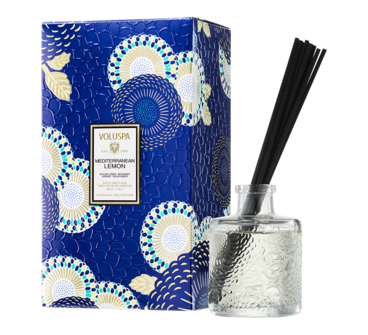 Voluspa Japonica Collection Reed Diffuser Mediterranean Lemon 100 Voluspa Japonica Collection Reed Diffuser Mediterranean Lemon 100