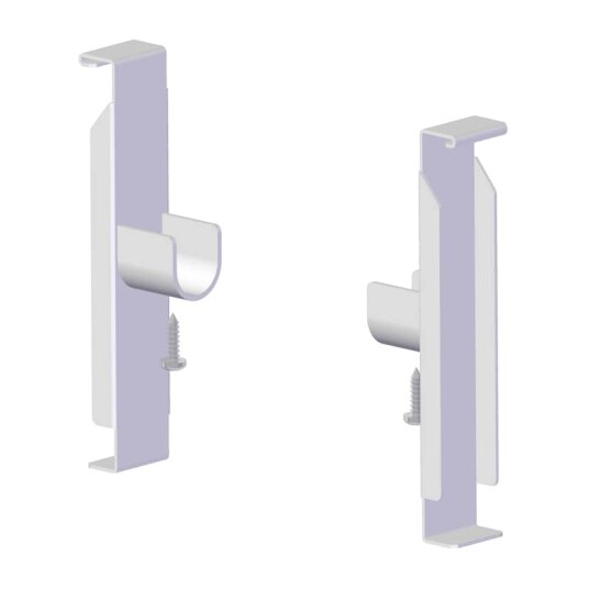 Feste for Garderobestang Lundbergs Wide Stativ Hvit 2 Pk