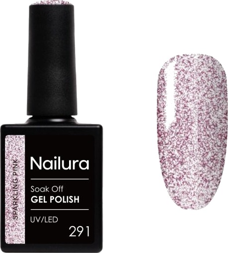 Nailura Gelpolish 291 – Sparkling Pink – 10 ml Nailura Gelpolish 291 – Sparkling Pink – 10 ml