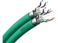 Actassi skærmet datakabel Cat 6A F/UTP CL-C 2x4P 500MHz 500M Dca grøn, separationsklasse C - (500 meter)