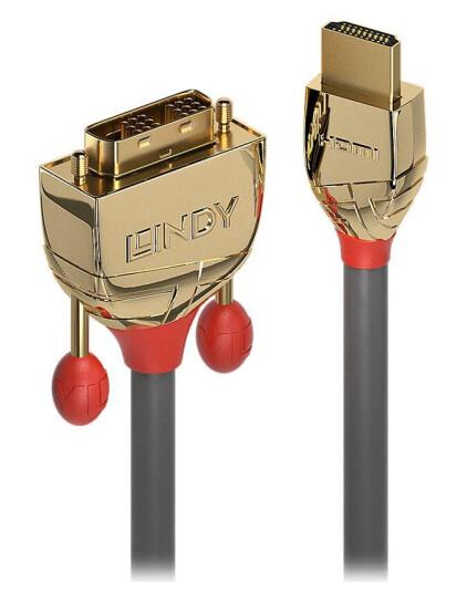 LINDY Gold Line adapterkabel - HDMI / DVI - 1 m LINDY Gold Line adapterkabel - HDMI / DVI - 1 m