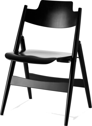 Please Wait To Be Seated Vennligst Vent med Å Bli Sittende SE18 Stol Sort