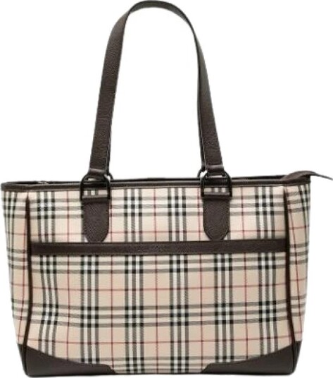 Burberry Vintage Dame Pre owned Beige ONE SIZE, Burberry Vintage Dame Pre owned Beige ONE SIZE,