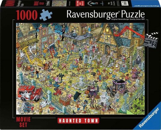 Ravensburger Puslespill 1000 brikker Haunted Town