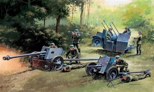 Italeri 1/72 German Guns Set