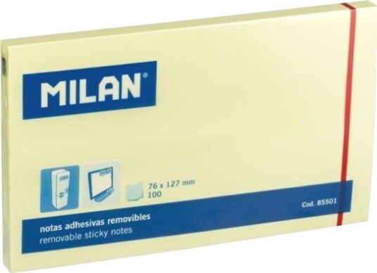 Milan Selvklebende Notater Neon 125X75