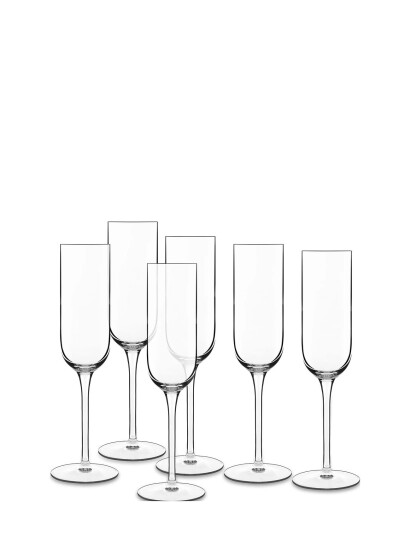 Luigi Bormioli Champagneglas Prosecco Vinalia 6 Stk.   Nude   21 cl