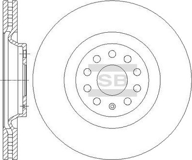 Hi Q SD5701 Bremseskive Hi Q SD5701 Bremseskive