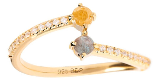 PDPAOLA Villa Ring 18 kt. Gullbelagt sølv AN01-647-56 - Dame - 925 sterling silver