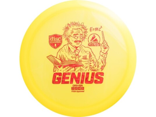 Discgolf Discmania Fairway Driver Genius Active Premium Yellow 7/5/-4/1