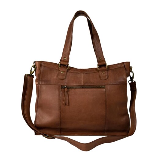 Re:Designed by Dixie Molly Urban skulderveske i skinn Walnut
