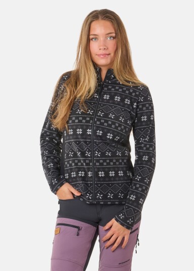 Swedemount Idre Fleece III W BLACK/WHITE 44 Trøyer