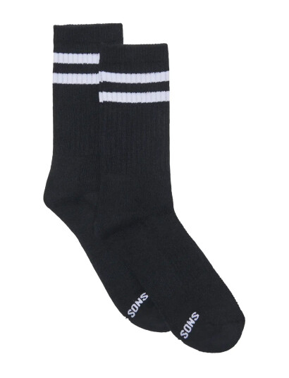 ONLY & SONS Onsbasic Tennis Sock 2 Pack Noos - Black - 43-46