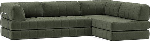 CozyPad L formet sovesofa med armlener B 6002754