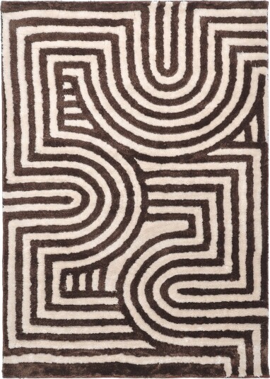 Ryetepper Volos krem/brun Størrelse: 200 x 290 cm