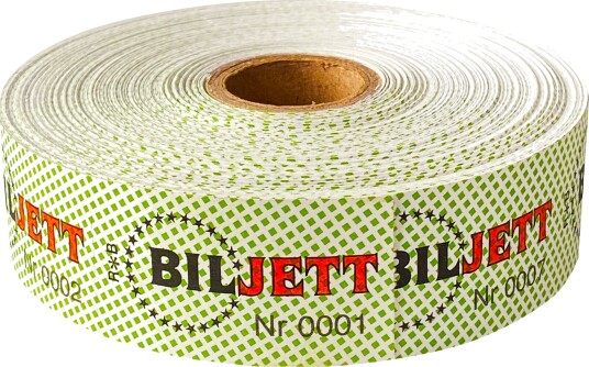 Ring Bingo Billetter på rull Grønn 7036-gron Ring Bingo Billetter på rull Grønn 7036-gron