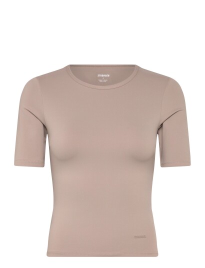 STRONGER Soft T Shirt Beige S STRONGER Soft T Shirt Beige S